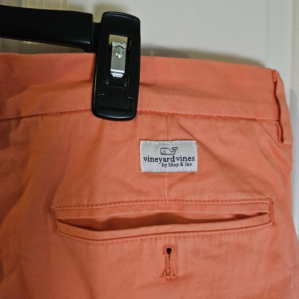 Vineyard Vines Mens Orange Golf Beach Shorts Size 40 - Picture 5 of 5
